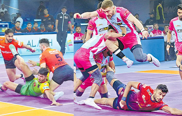 UP Yoddhas and Patna Pirates in the semis