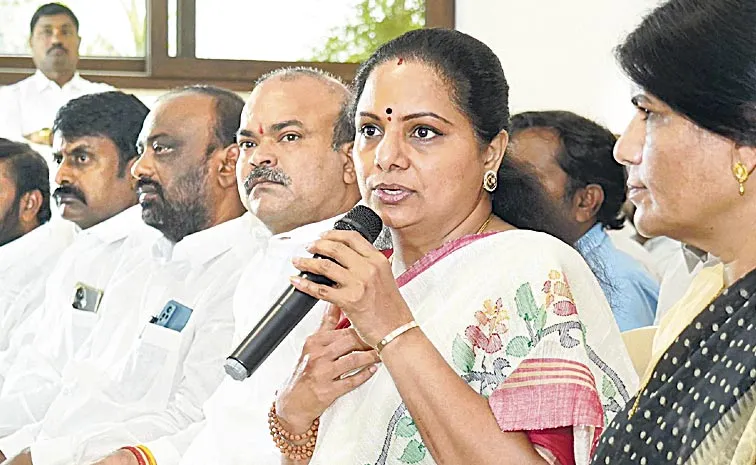 BRS Kavitha wants local bodies polls only after fixing BC reservations