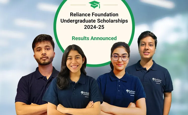 Telugu states students shine in Reliance Foundation Undergraduate Scholarships 2024 25