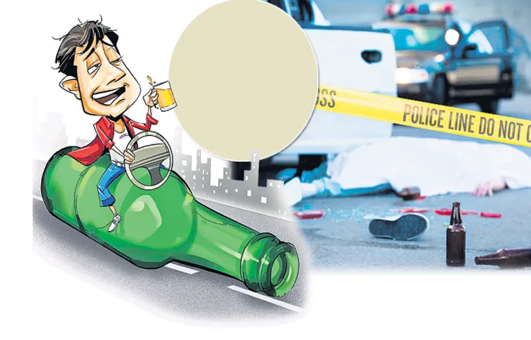 Increasing cases of drunken driving