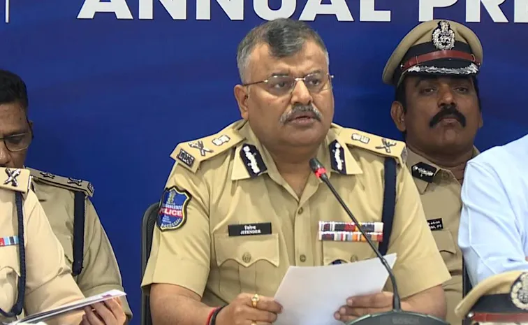 Dgp Jitender Releases Telangana Annual Crime Report