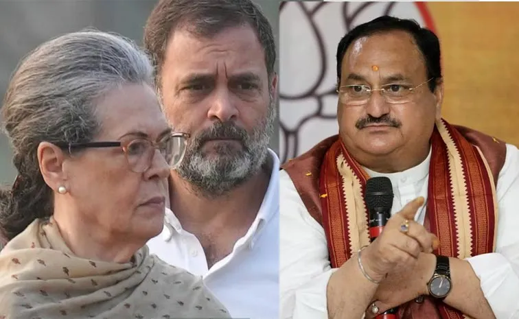 JP Nadda Political Counter To Sonia Gandhi And Congress