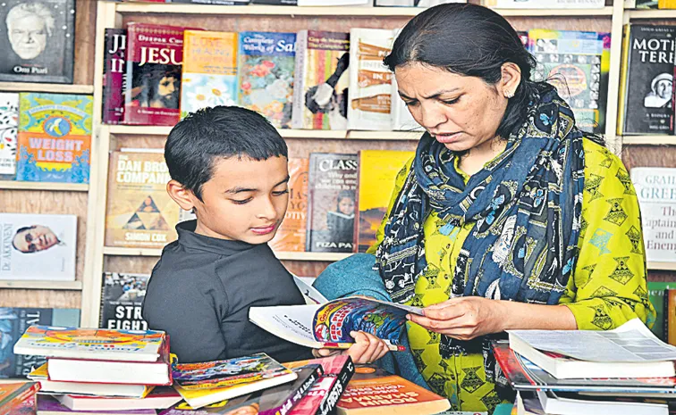 37th Hyderabad National Book Fair in large numbers of Public