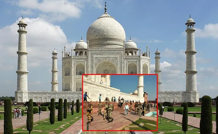 Agra Police Alert Over Bomb Threat Warning To Taj Mahal