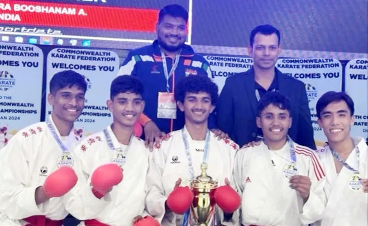 Commonwealth Karate Championship Durban Karthik Reddy Won Gold Silver Bronze