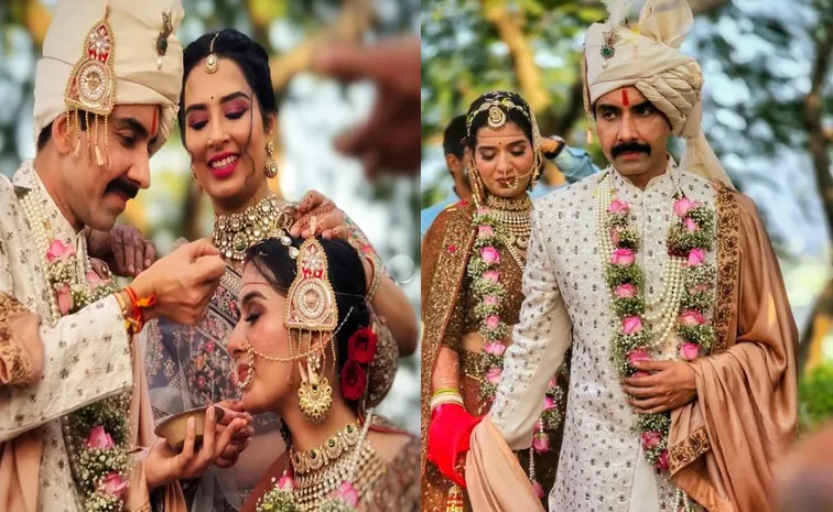 Naveen Kasturia marries girlfriend Shubhanjali Sharma in Udaipur