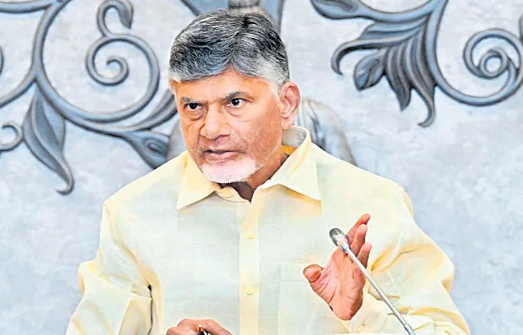 CM Chandrababu Naidu at the review meeting of the Water Resources Department