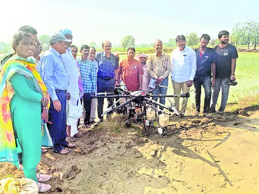 వ్యవసాయంలో డ్రోన్ల వినియోగం పెరుగుతుంది