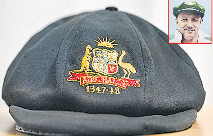 Bradman cap sold at auction