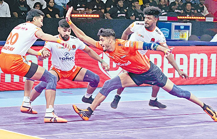 U Mumba team wins against Puneri Paltan