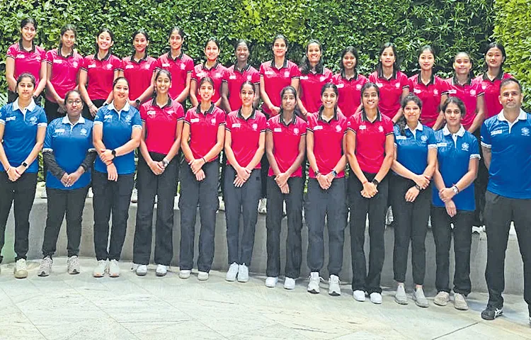 Indian team enters Womens Junior Asia Cup tournament