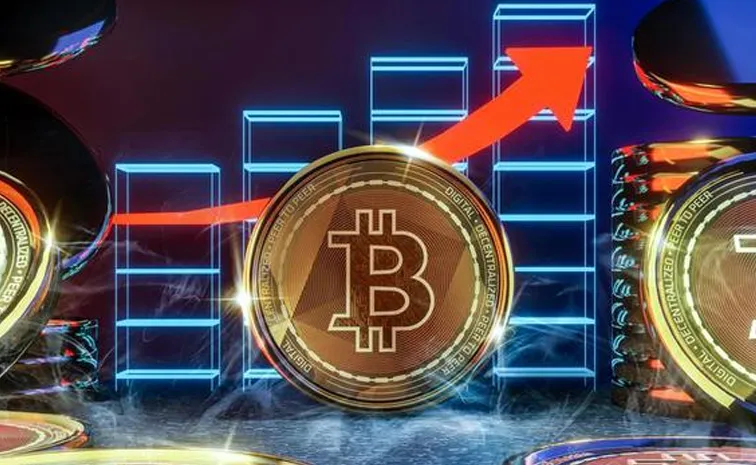 Cryptocurrency Bitcoin Hits New All Time High Of 100000 usd