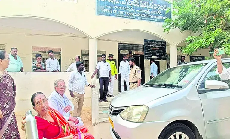 Tahsildar office not completing the registration process for the land which was sold by elder people