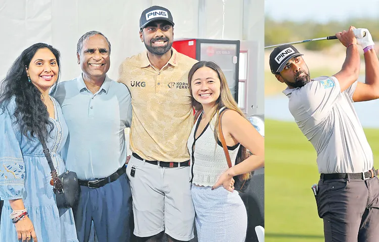 Teegala Sahit Reddy American golfer of Indian origin