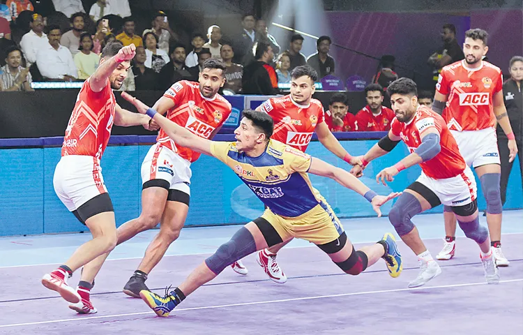 Tamil Thalaivas win over Gujarat Giants