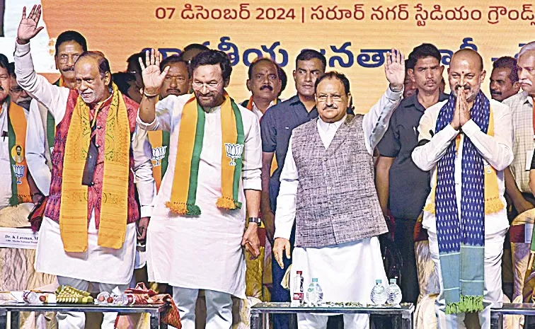 BJP Leader Nadda Comments on Congress govt: Telangana