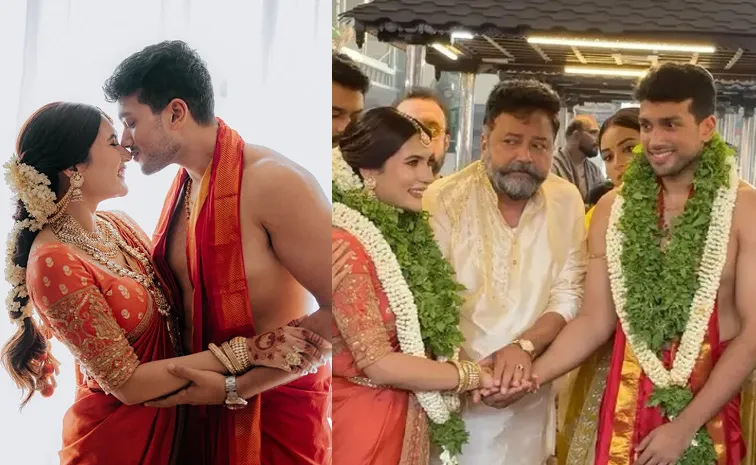 Kalidas Jayaram Tie Knot With Tharani In Guruvayur Temple