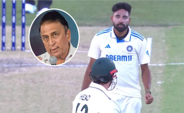 Sunil Gavaskar schools Mohammed Siraj for unnecessary send-off to Travis Head