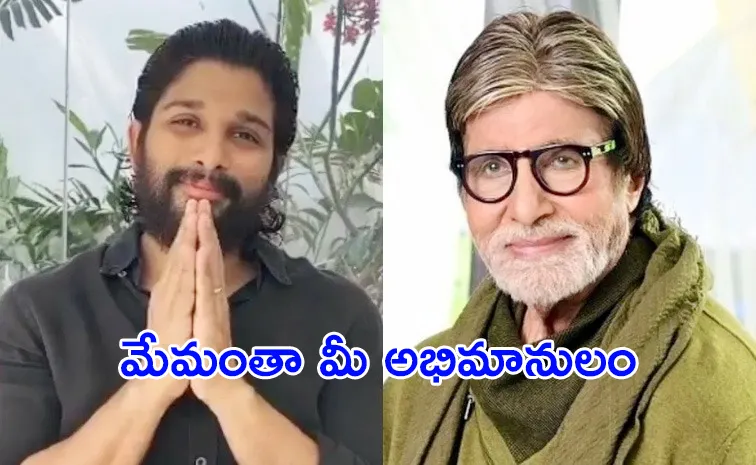 Amitabh Bachchan Reacts On Allu Arjun Comments