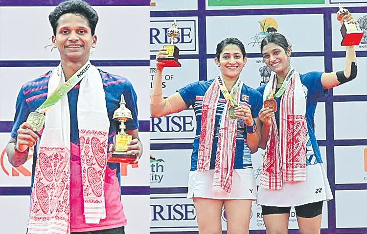 Ashwini and Tanisha wins doubles title