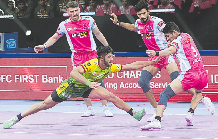 Patna Pirates win over Jaipur Pink Panthers