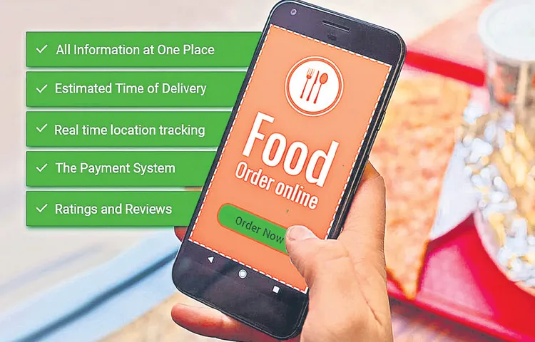 Online orders from e commerce to food