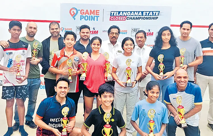 Tanuj Reddy wins state squash tournament