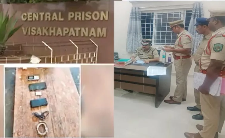 Two Mobile Phones Hide In Visakha Central Jail