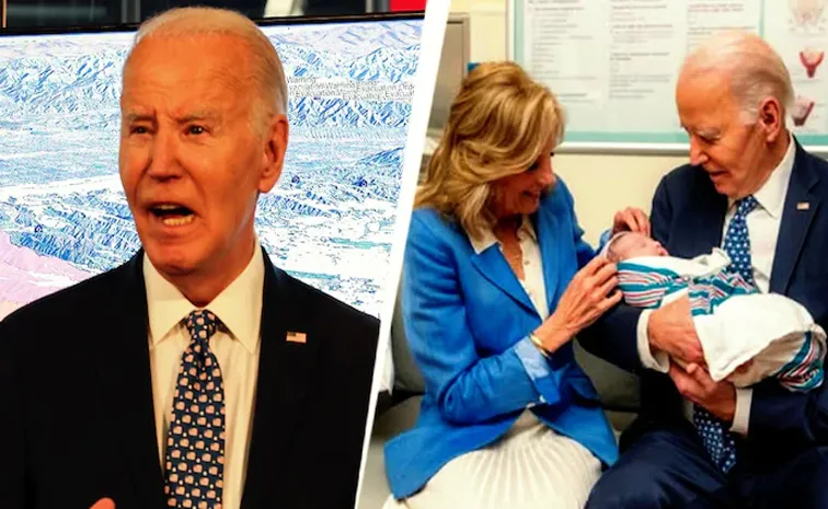 Biden used LA fire briefing to tell the good news of becoming a great-grandfather