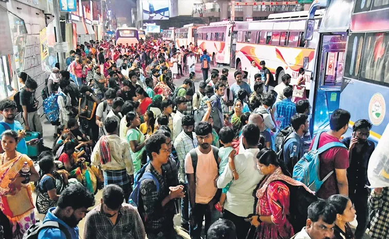 Private Bus Operators Hike Fares During Sankranti Rush in Telangana and Andhra Pradesh