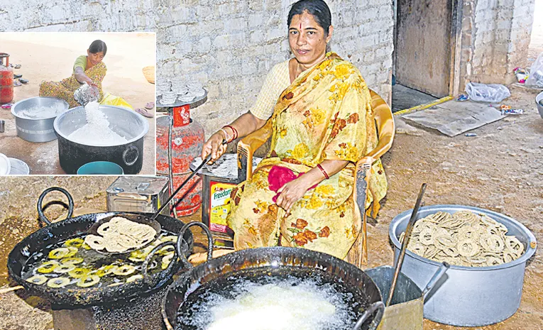 Sultanpur Village Women Making Traditional Foods And Exports To Foreign