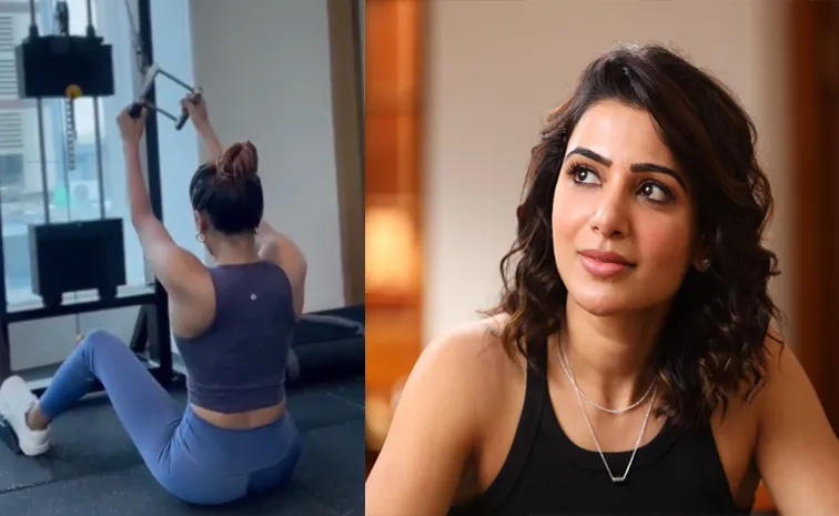 Samantha Hits Gym while Recovering from Chikungunya