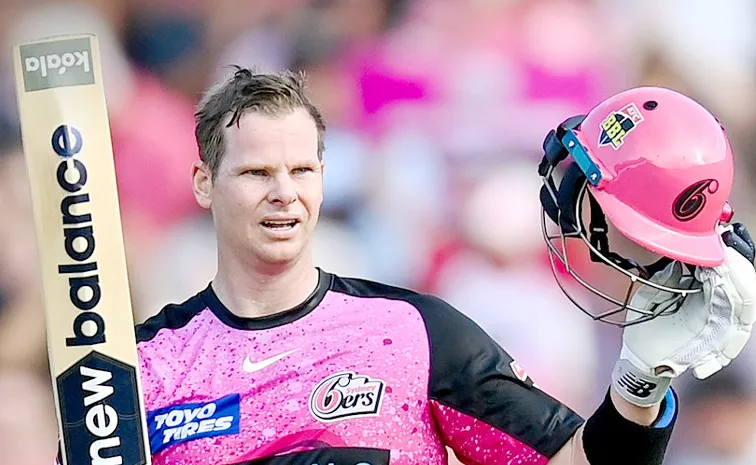 Steve Smith Slams 58 Ball Ton For Sydney Sixers Equals Massive BBL Record