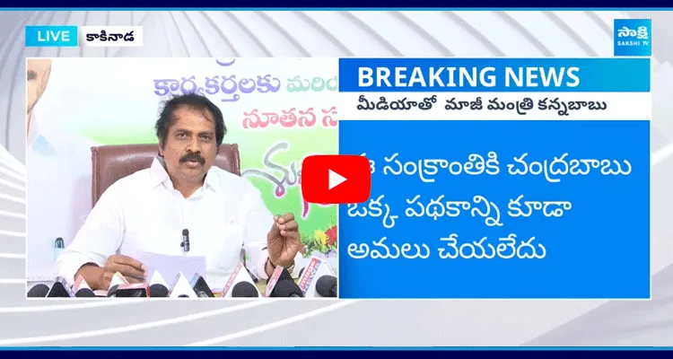 Kurasala Kannababu Sensational Comments On Chandrababu