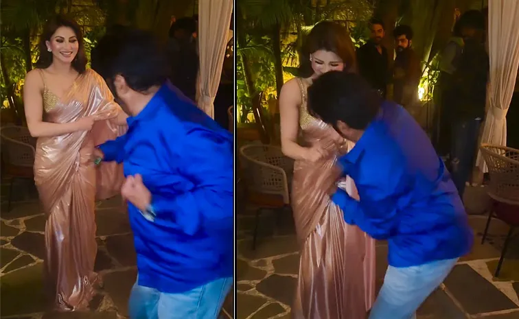 Balakrishna Dance With Urvashi Rautela From Dabidi Dibide Song At Daku Maharaj Succuess Party