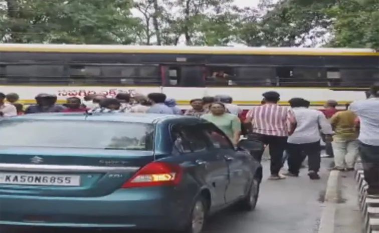 RTC Bus Accident In Tirumala Ghat Road Tirupati Several injured