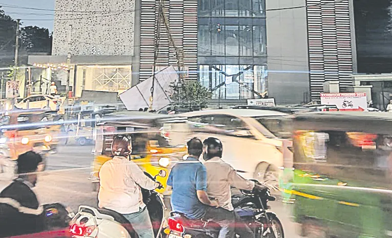 Multi-level parking complex in Hyderabad