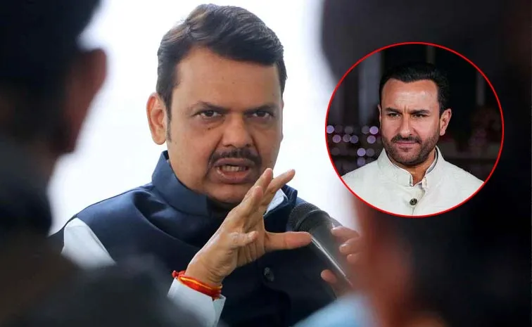 Maharashtra CM Devendra Fadnavis Reacts on Saif Ali Khan Incident