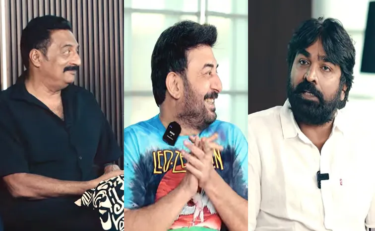 Vijay Sethupathi Funny Counter to Arvind Swamy, Stay Outside