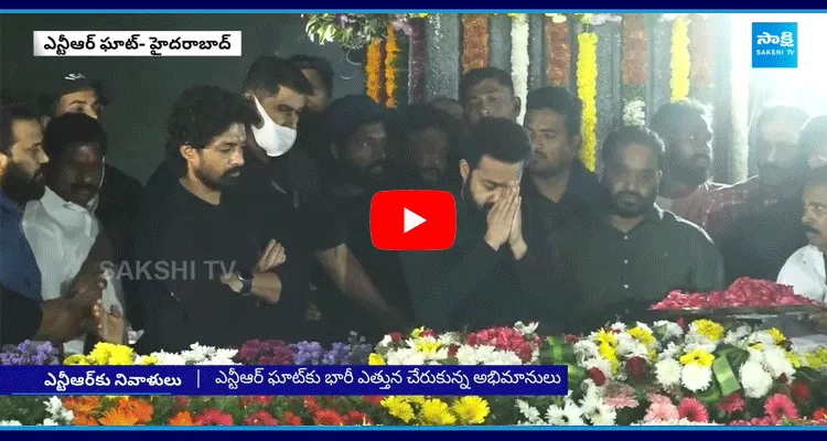 Jr NTR And Kalyan Ram Pays Tribute To Sr NTR At NTR Ghat