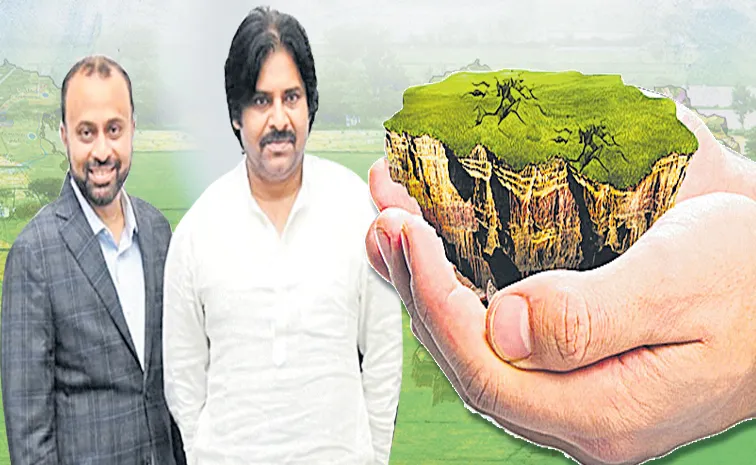 1200 acres Land for Pawan Kalyan partner TG Vishwa Prasad company