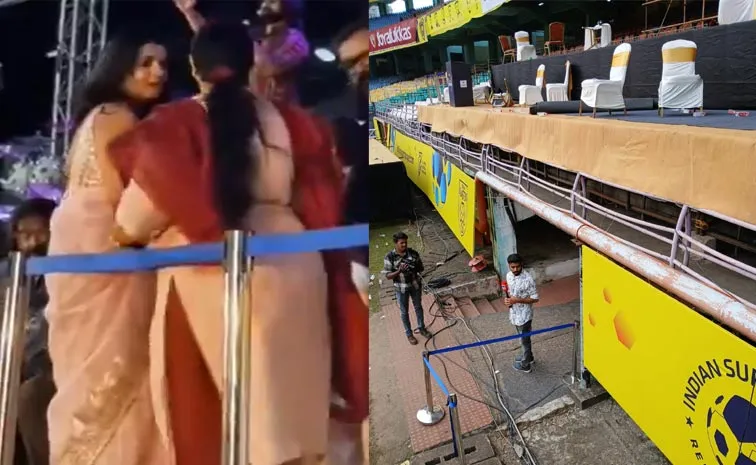 Footage Of MLA Uma Thomas Falling From Stage At Kaloor Stadium