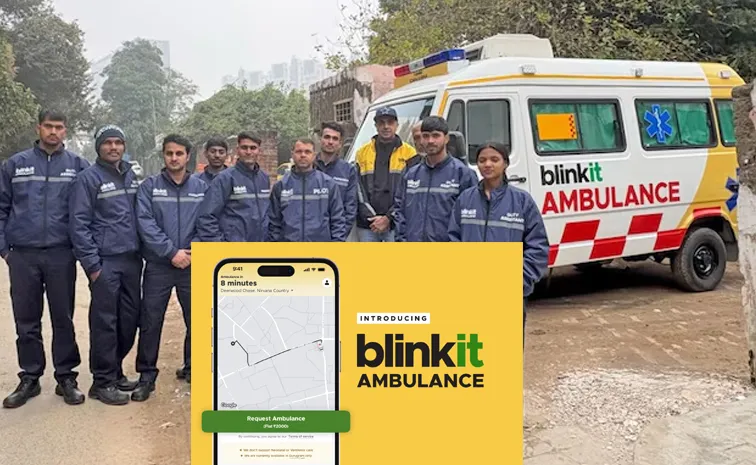 Blinkit launches new 10 minute ambulance service in Gurugram