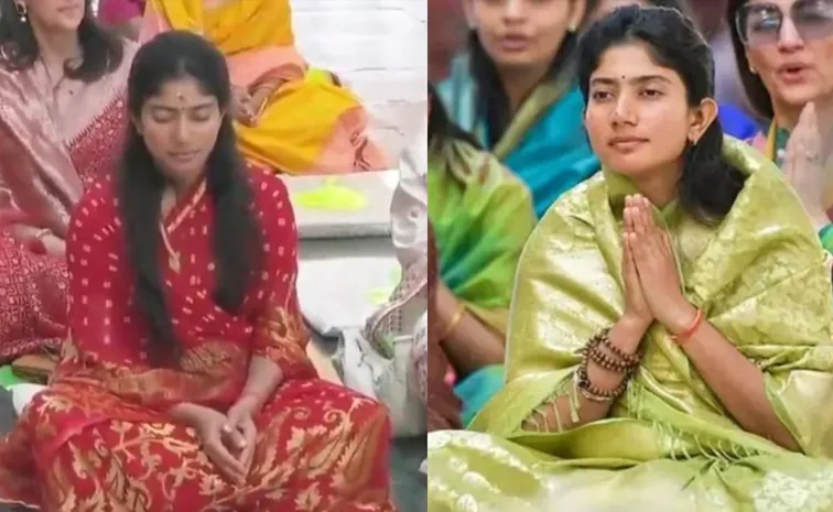 Sai Pallavi New Year Celebrations In Puttaparthi Sai Baba