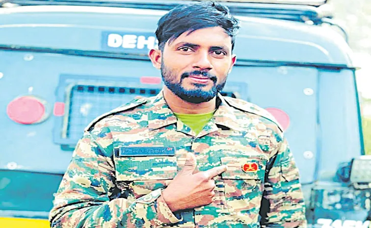 Andhra Pradesh Jawan Lost Life in Jammu Kashmir Terrorist Attack