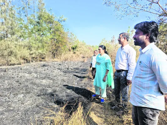 మంటలతో నష్టం జరగలేదు