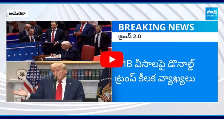 H1B వీసాలపై డొనాల్డ్ ట్రంప్ కీలక వ్యాఖ్యలు