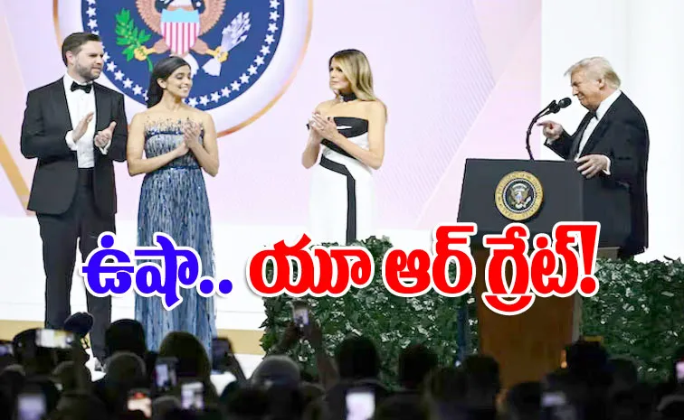 Donald Trump praised Usha Chilukuri Vance