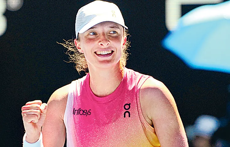 Iga Swiatek enters into semis in australian open