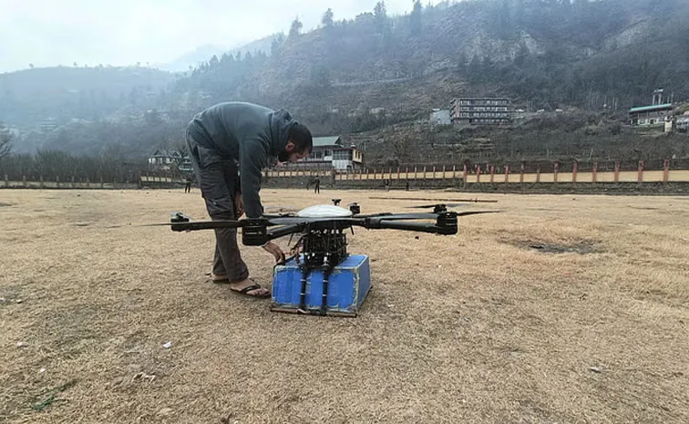 Now Drones will deliver Letters in Remote and Snowy Areas of Himachal